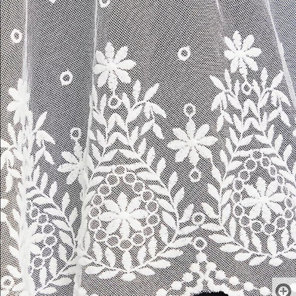 Torrid embroidered kimono mesh white - Picture 4 of 6